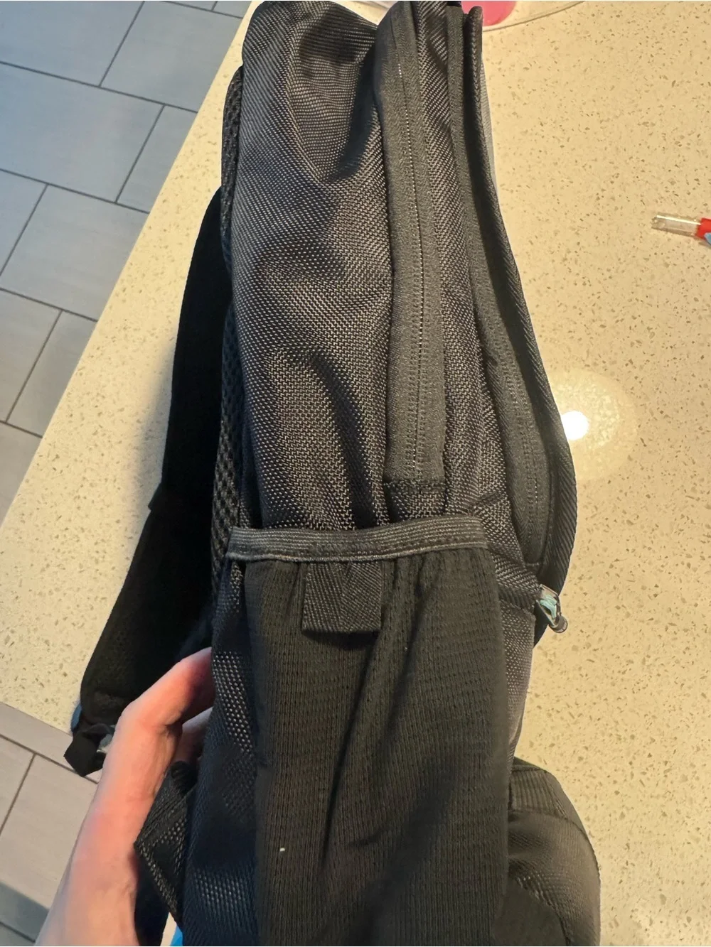 Connor Group Branded Laptop Backpack – Gray & Black Business Travel Bag 13x17x3